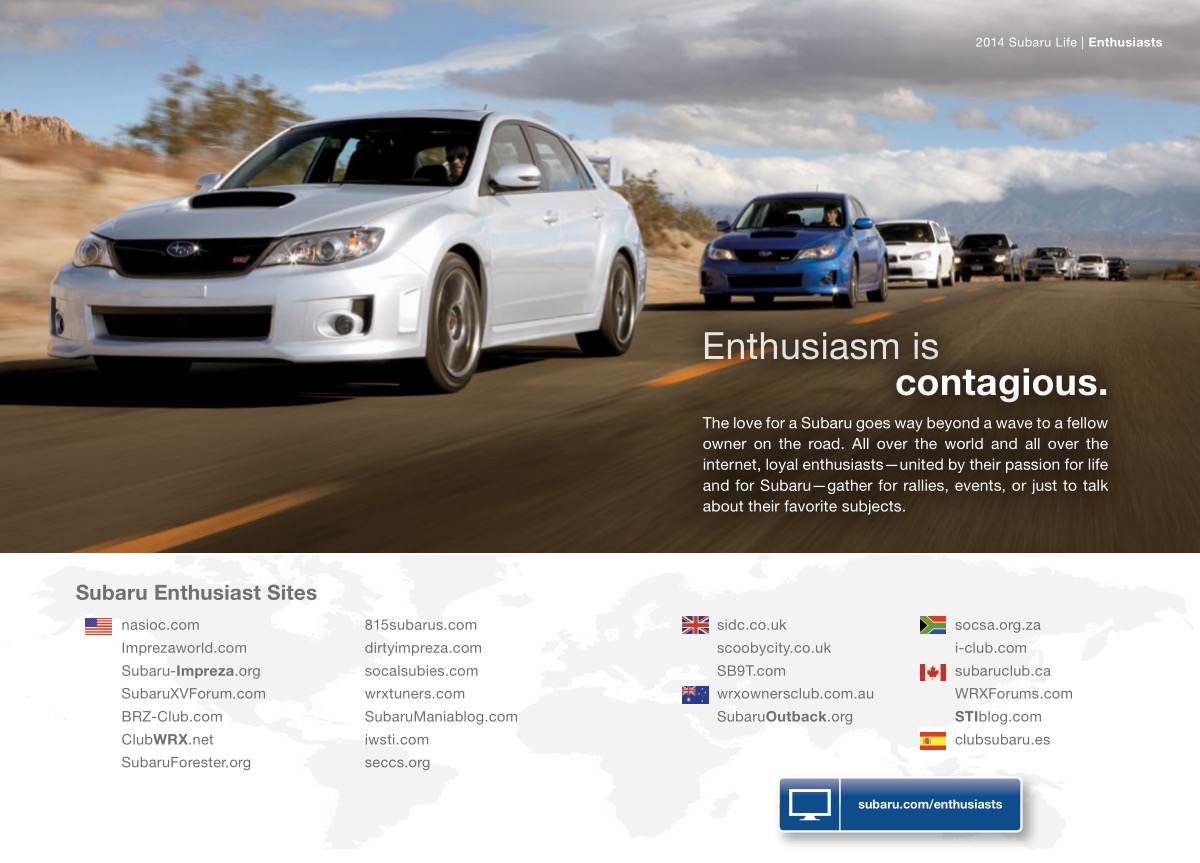 2014 Subaru Brochure Page 22